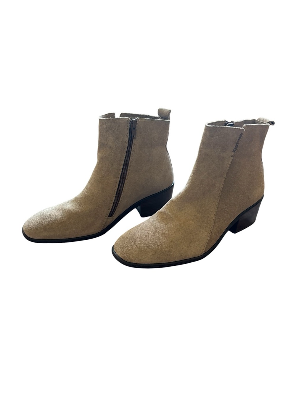 Naot Leather Ankle Boots Ethic Almond Suede 40/L9